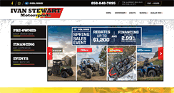Desktop Screenshot of ivanstewartmotorsports.com